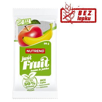 NUTREND Just Fruit, tyčinka, 30 g banán a jablko