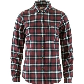 FJÄLLRÄVEN Övik Flannel Shirt W Port-Breeze Blue