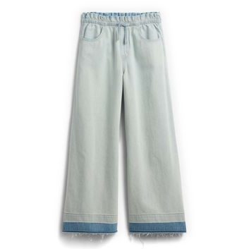 GAP 886572-01 Dětské džíny Mid Rise Baggy Modrá