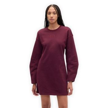 GAP 823169-00 Mikinové šaty Heavyweight Červená