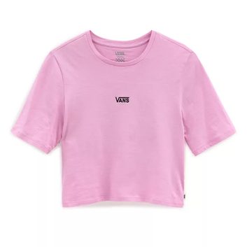 VANS WM FLYING V CROP CREW SPORT ORCHID PINK