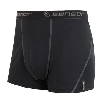 SENSOR DOUBLE FACE pánské trenky krátké, černé