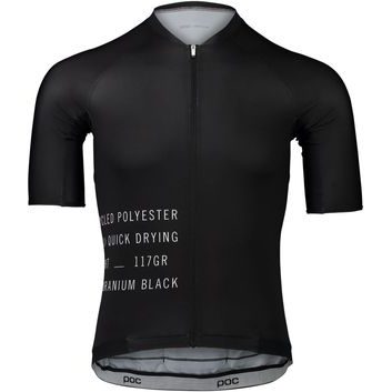 POC M's Pristine Print Jersey Uranium Black