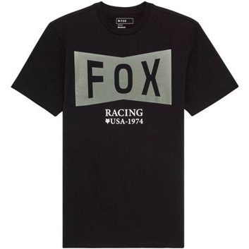 FOX Typeface Ss Prem Tee Black