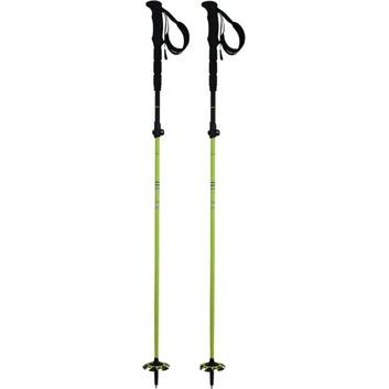BLIZZARD Tour telescopic ski poles, black/lime green
