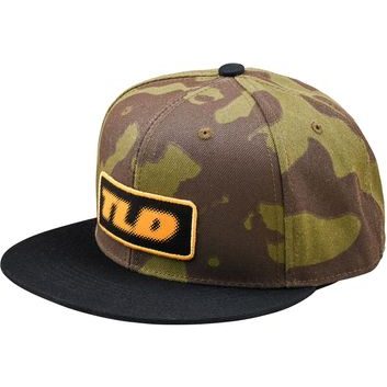 TROY LEE DESIGNS FLAT BILL SNAPBACK FADE OUT OLIVE CAMO