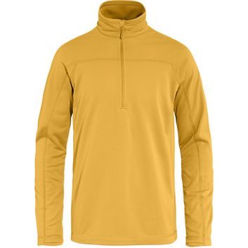 FJÄLLRÄVEN Abisko Lite Fleece Half Zip M Ochre