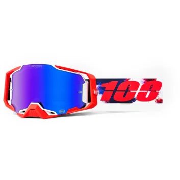 100% ARMEGA HIPER Goggle Morpho - Mirror Blue Lens