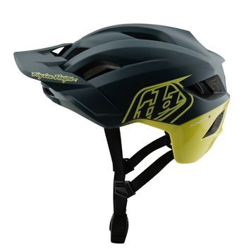 TROY LEE DESIGNS FLOWLINE SE BADGE, GRAY/GLO YELLOW
