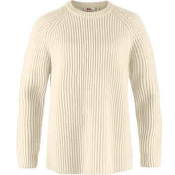 FJÄLLRÄVEN Övik Rib Sweater W Chalk White