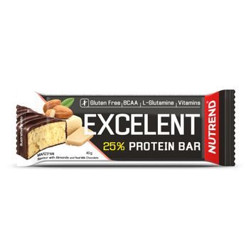 NUTREND Excelent, tyčinka,40g marcipán s mandlemi v ml čok