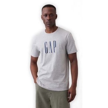 GAP 889543-00 Tričko s logem Everyday Soft Šedá