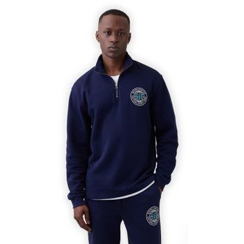 GAP 887219-02 Mikina s logem Tmavě modrá