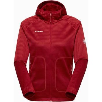 MAMMUT Crag ML Hooded Jacket Women dark mammut red