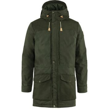 FJÄLLRÄVEN Singi Wool Padded Parka M Deep Forest