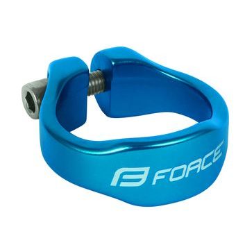 FORCE objímka na inbus 34,9mm Al, modrá