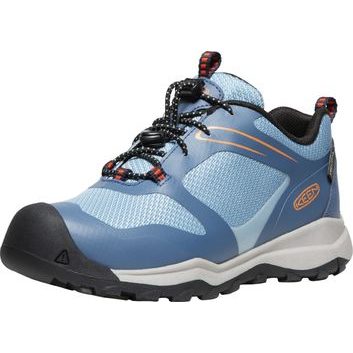 KEEN WANDURO LOW WP YOUTH, vintage indigo/scarlet ibis