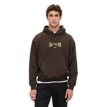 GAP 821291-01 Oversize mikina Heavyweight Hnědá