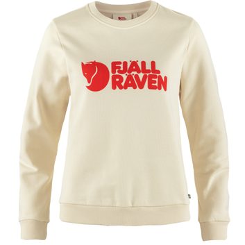 FJÄLLRÄVEN Fjallraven Logo Sweater W Chalk White-Flame Orange