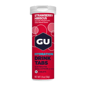 GU Hydration Drink Tabs 54 g Strawberry Hibiscus