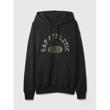 GAP Oversize mikina Gap Athletic 1969 Černá