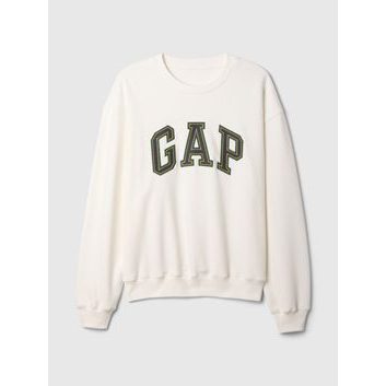 GAP Oversize mikina s logem Bílá