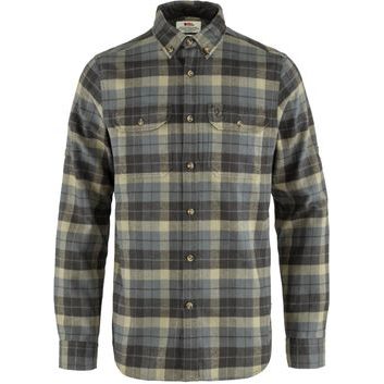 FJÄLLRÄVEN Singi Heavy Flannel Shirt M Super Grey-Stone Grey