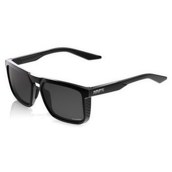 100% RENSHAW Polished Black - Grey Polarized Lens