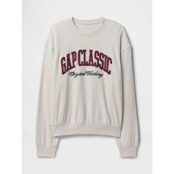 GAP Oversize mikina s logem Béžová