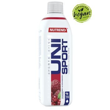 NUTREND Unisport, 1000 ml malina a brusinka