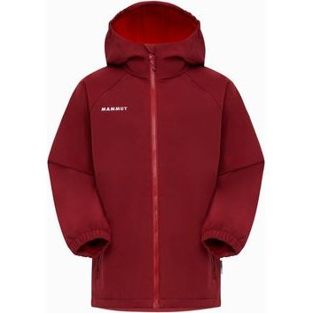 MAMMUT Ultimate Comfort SO Hooded Jacket Kids dark mammut red