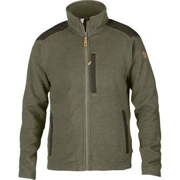 FJÄLLRÄVEN Buck Fleece M Laurel Green-Deep Forest