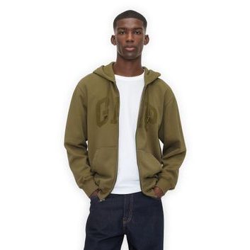 GAP 715005-48 Mikina s logem VintageSoft Zelená