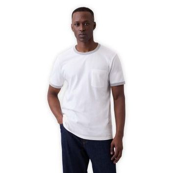 GAP 888011-01 Tričko s kapsičkou Everyday Soft Bílá