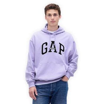 GAP 781237-02 Oversize mikina Heavyweight Fialová
