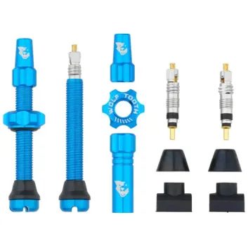 WOLF TOOTH Tubeless Valve Stem Kit 44mm modrá