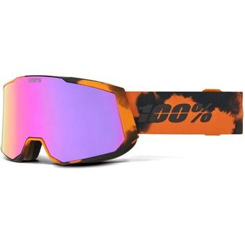 100% SNOWCRAFT XL HiPER Goggle Bleach - Mirror Purple Lens