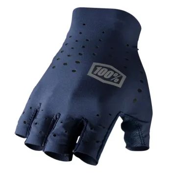 100% SLING Bike Short Finger Gloves, Navy