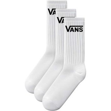 VANS Classic Crew ROX 3 pk White