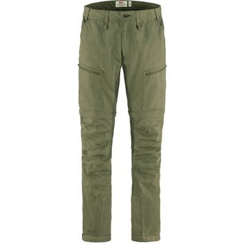 FJÄLLRÄVEN Abisko Lite Trekking Zip-off M Long Green-Laurel Green