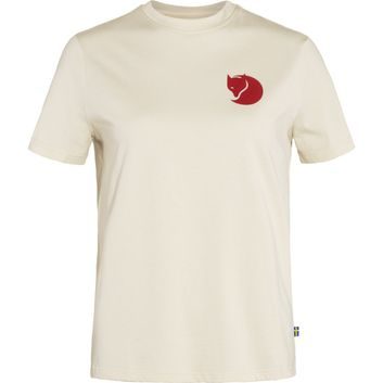 FJÄLLRÄVEN Fox Boxy Logo Tee W Chalk White
