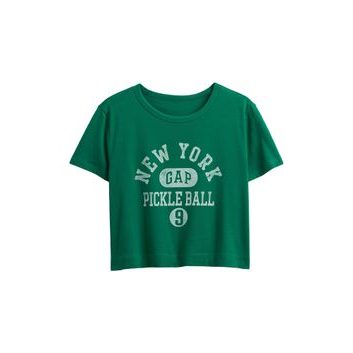 GAP Crop tričko Zelená