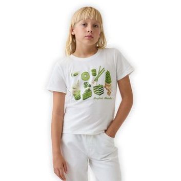 GAP 894384-03 Dětské tričko s potiskem Bílá