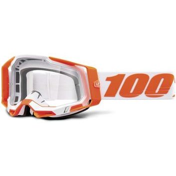 100% RACECRAFT 2 Goggle - Orange - Clear Lens
