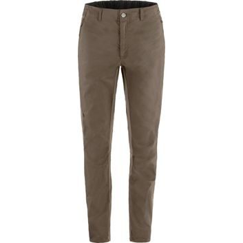 FJÄLLRÄVEN Hoja Hybrid Trousers W Suede Brown