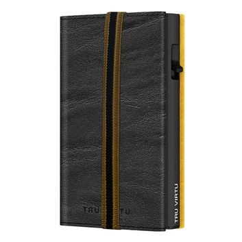 TRU VIRTU Wallet C&S Strap Edge Caramba Black Earth/Black