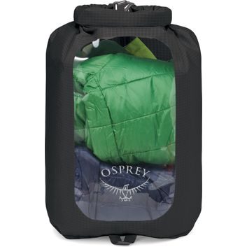OSPREY DRY SACK 12 W/WINDOW, black
