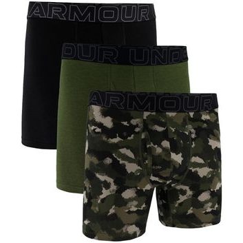 UNDER ARMOUR M UA Perf Cotton Nov 6in (3ks) zelená