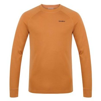 HUSKY Pánská merino mikina Aron M mustard
