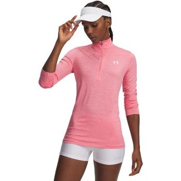 UNDER ARMOUR Tech 1/2 Zip- Twist-PNK